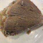 Cured, unsmoked kunekune ham